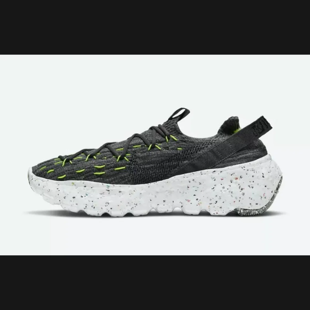NIKE Space Hippie 04 Sneaker Black Volt CZ6398 010 Men’s Sz Women’s - Picture 3 of 6